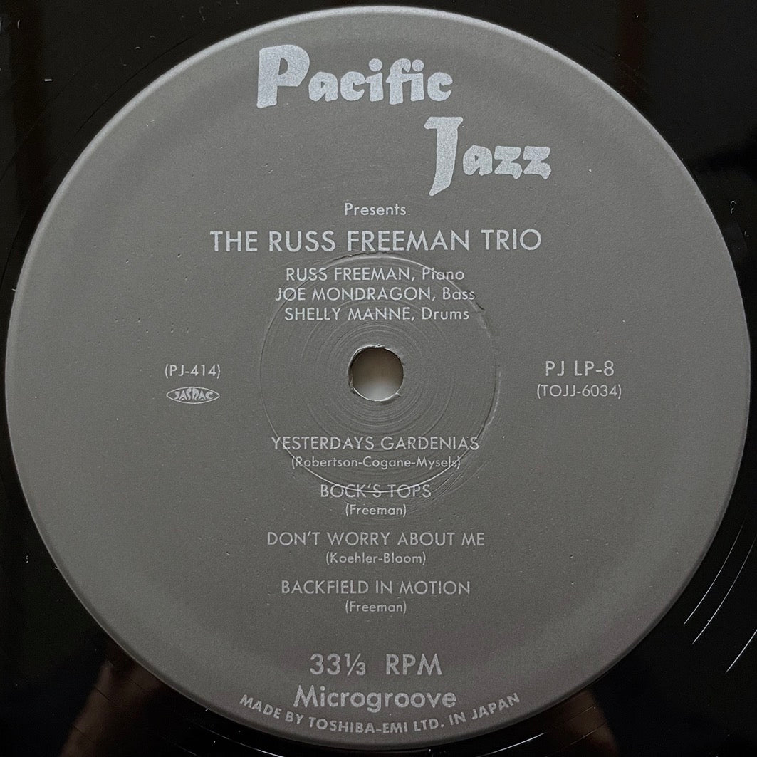 RUSS FREEMAN TRIO on Pacific Jazz - Japan MONO LP NM TOJJ-6034