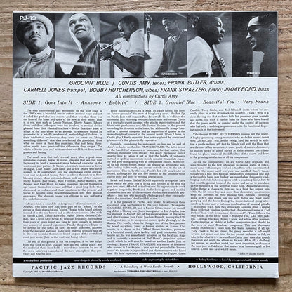 CURTIS AMY & FRANK BUTLER / GROOVIN' BLUE on Pacific Jazz - Japan MONO LP NM PJ-0019 Bobby Hutcherson