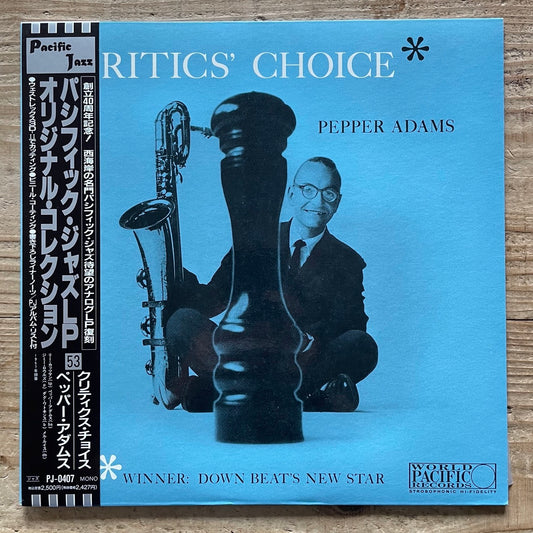 PEPPER ADAMS / CRITICS' CHOICE on World Pacific - Japan MONO LP NM PJ-0407  obi