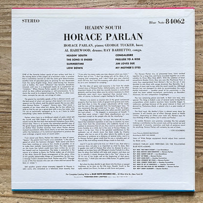 HORACE PARLAN / HEADIN' SOUTH on Blue Note - Japan LP NM BNJ71007