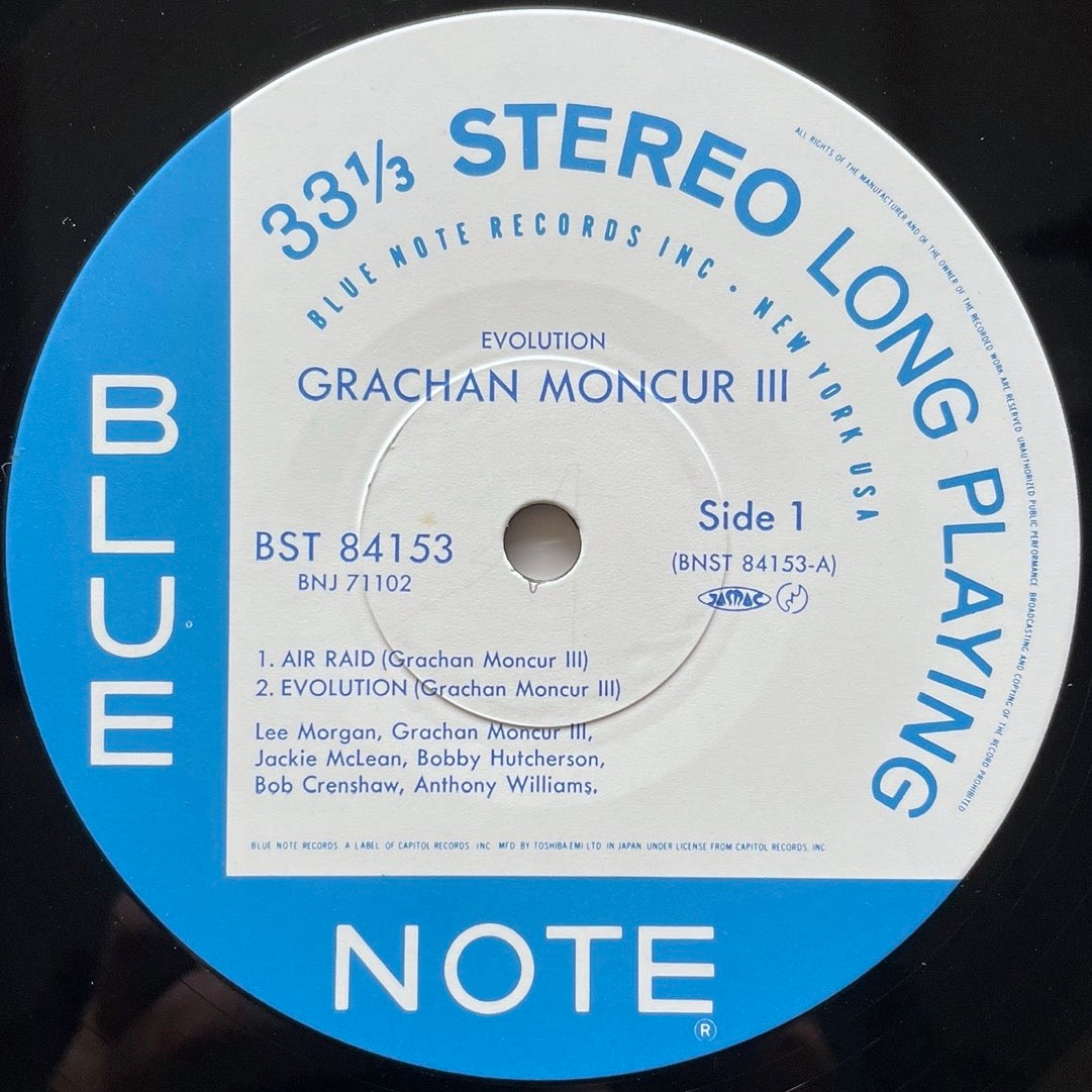 GRACHAN MONCUR III / EVOLUTION on Blue Note - Japan LP NM BNJ71102
