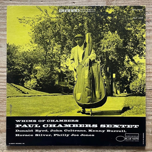 PAUL CHAMBERS SEXTET feat. JOHN COLTRANE / WHIMS OF CHAMBERS on Blue Note - US Liberty BST-81534