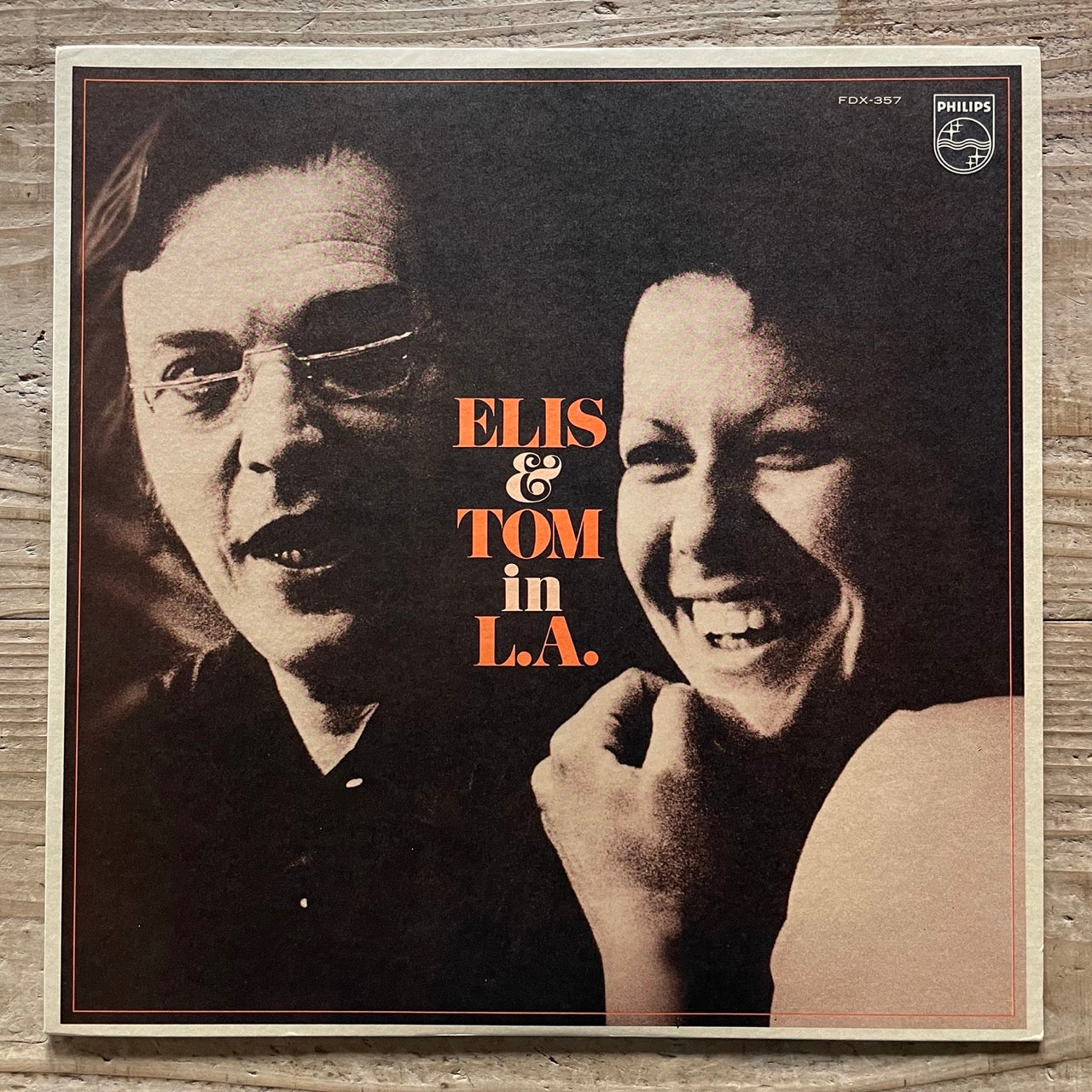 ELIS REGINA & TOM JOBIM / ELIS & TOM on Philips - Japan LP FDX-357