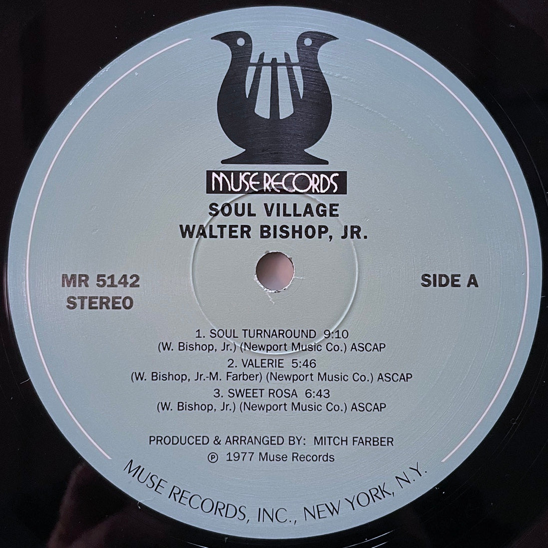 WALTER BISHOP JR. / SOUL VILLAGE on Muse - US reissue MR-5142
