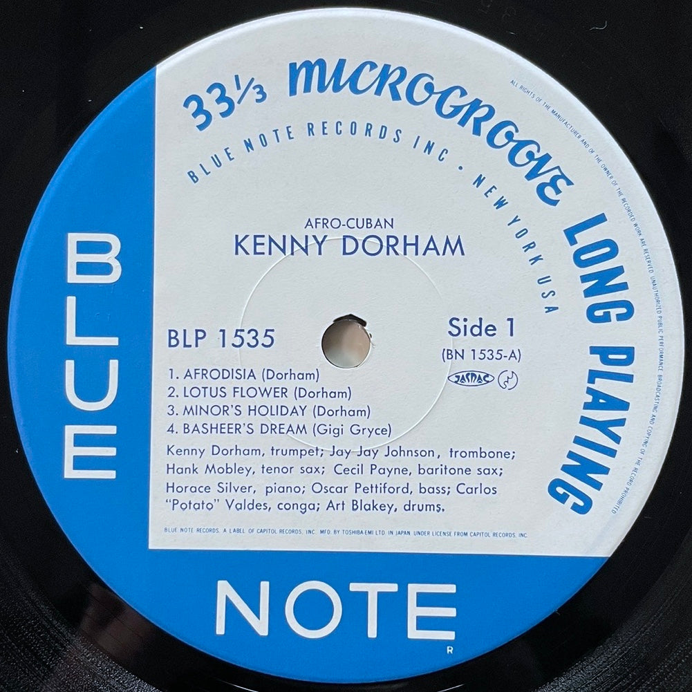 KENNY DORHAM / AFRO-CUBAN on Blue Note BLP1535 - Japan MONO LP NM