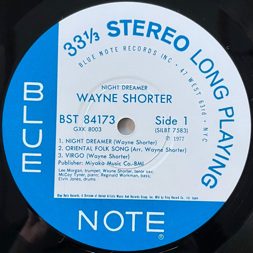 WAYNE SHORTER / NIGHT DREAMER on Blue Note - Japan King LP GXK-8003