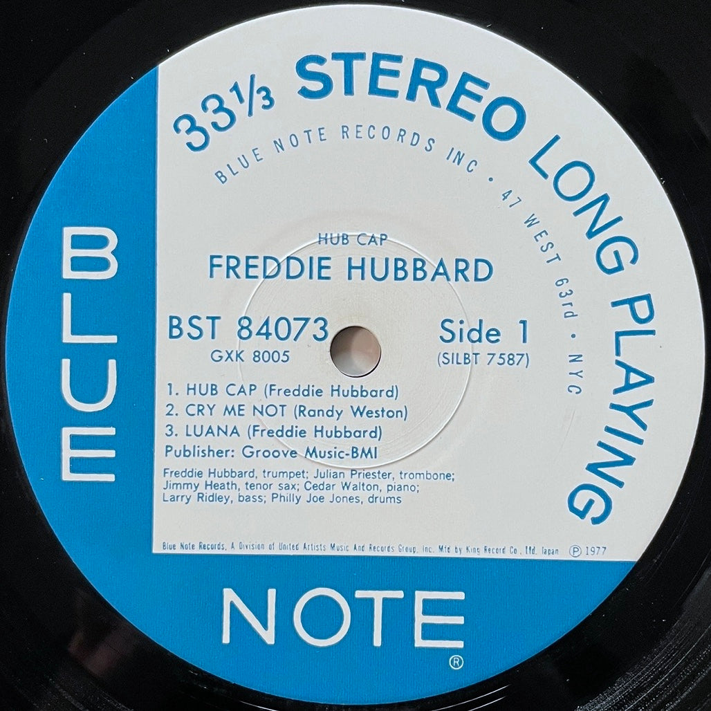 FREDDIE HUBBARD / HUB CAP on Blue Note - Japan King LP GXK-8005