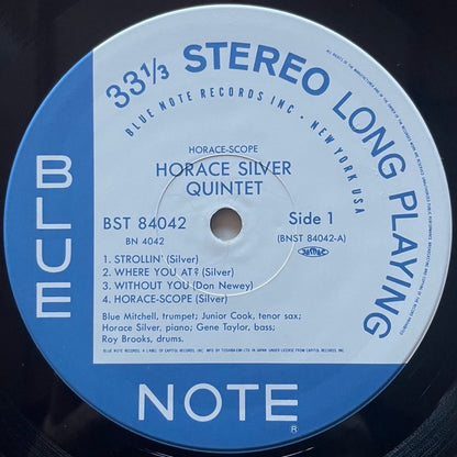 HORACE SILVER QUINTET / HORACE-SCOPE - Blue Note Japan LP BN4042