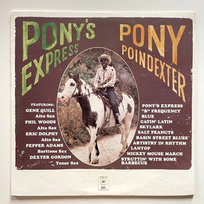 PONY POINDEXTER / PONY'S EXPRESS - Japan Epic LP