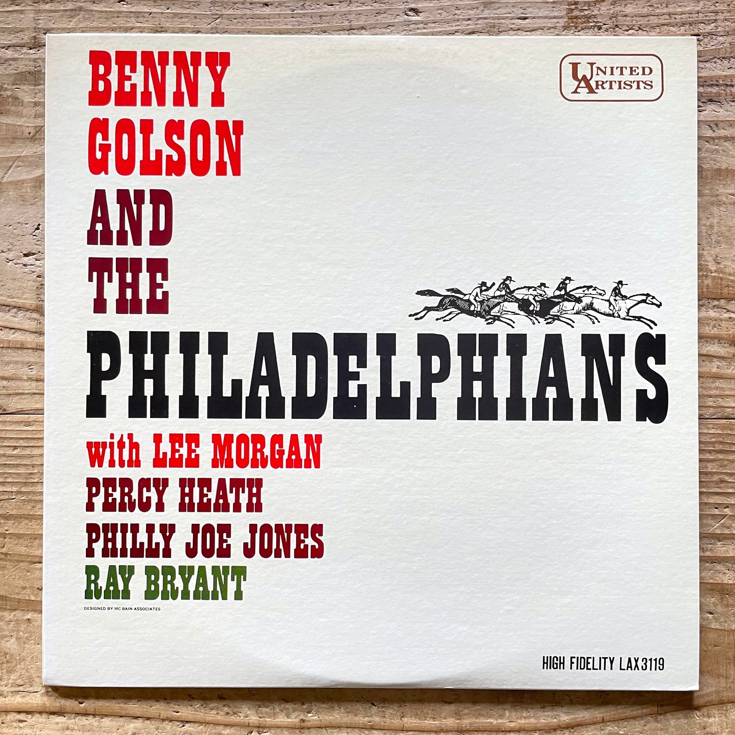 BENNY GOLSON AND THE PHILADELPHIANS on United Artists - Japan King LP LAX-3119