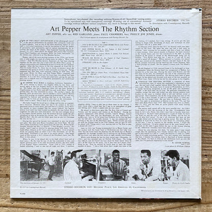 ART PEPPER MEETS THE RHYTHM SECTION on Contemporary - Japan King LP NM GXC-3101