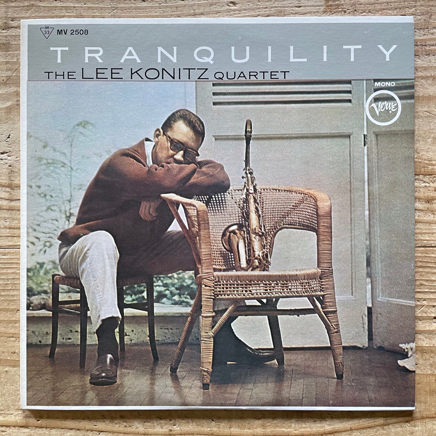 LEE KONITZ QUARTET / TRANQUILITY on Verve - Japan LP MV-2508