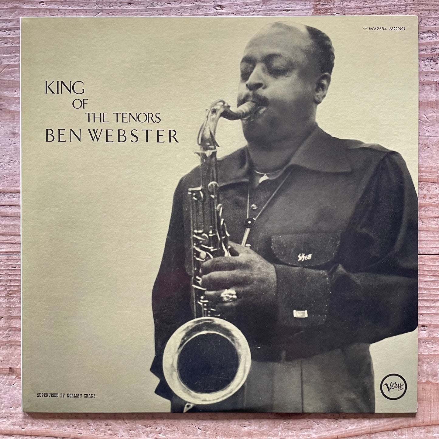 BEN WEBSTER / KING OF THE TENORS on Verve - Japan MONO LP MV-2554