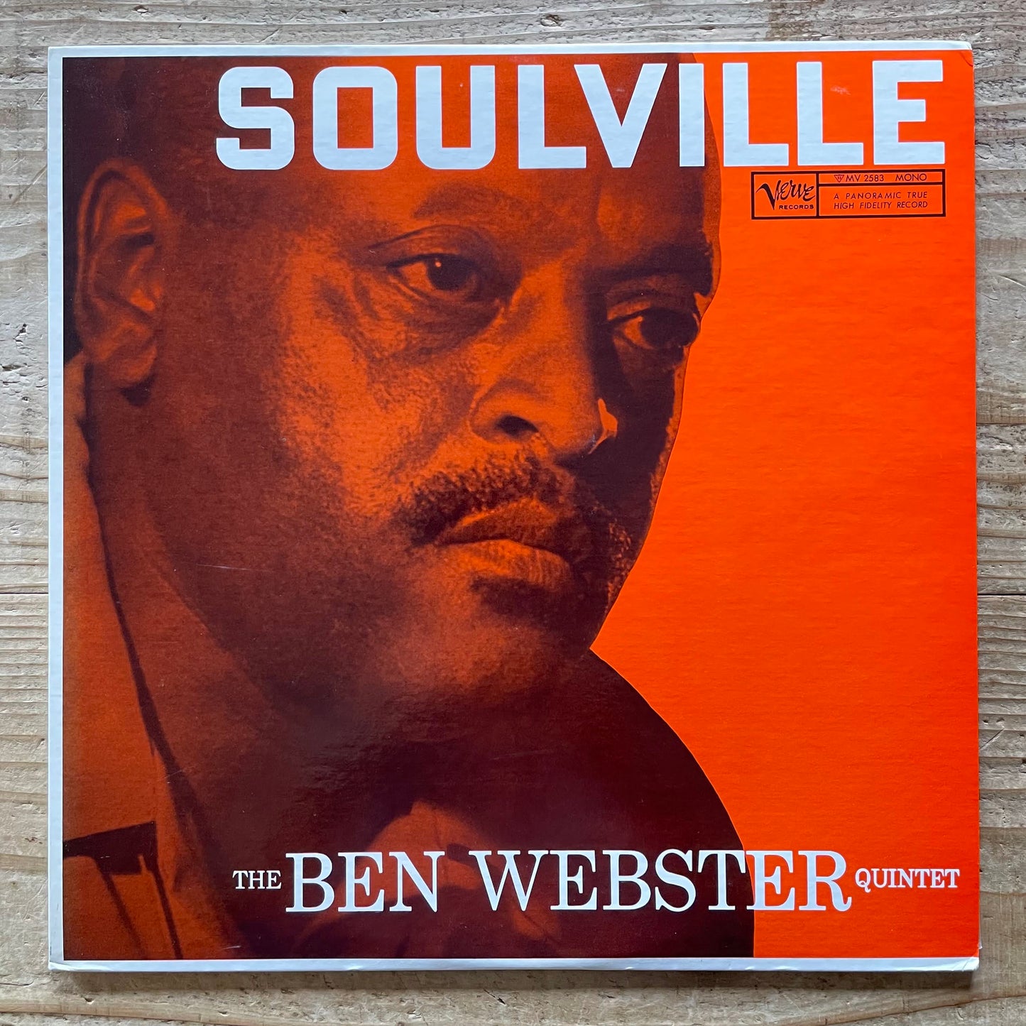BEN WEBSTER QUINTET / SOULVILLE on Verve - Japan LP MV2583