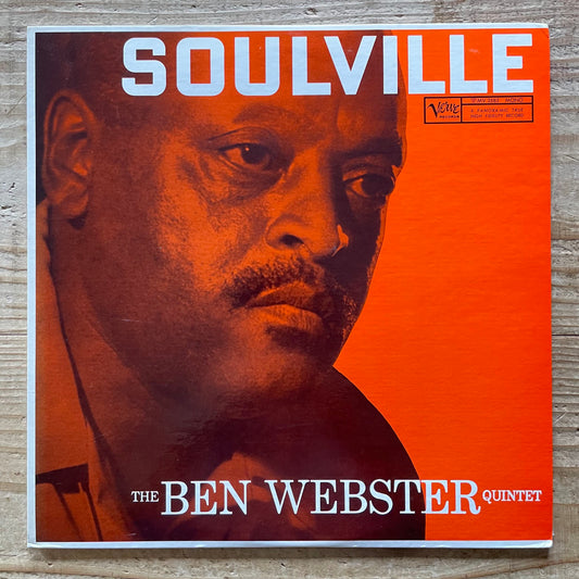 BEN WEBSTER QUINTET / SOULVILLE on Verve - Japan LP MV2583