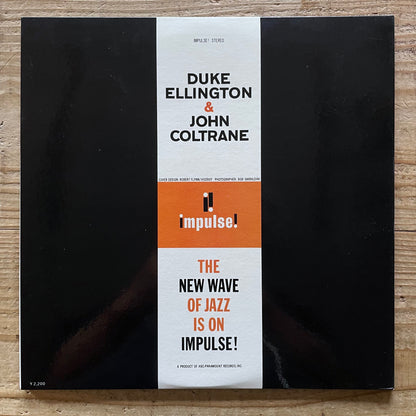 DUKE ELLINGTON & JOHN COLTRANE on Impulse - Japan GF LP YP-8573-AI