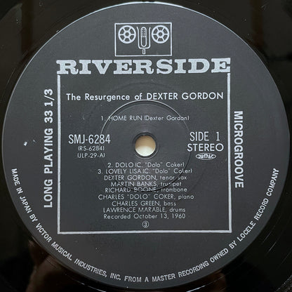 DEXTER GORDON / THE RESURGENCE on Jazzland - Japan LP NM SMJ-6284