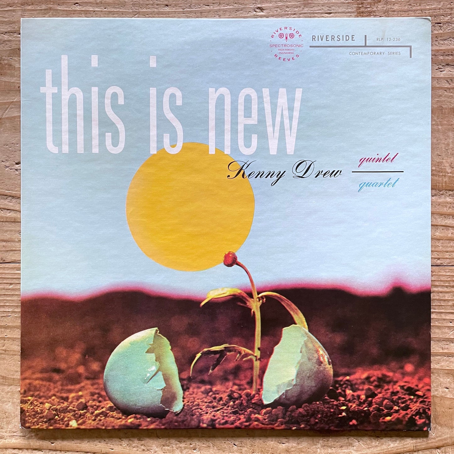 KENNY DREW QUINTET & QUARTET / THIS IS NEW on Riverside - Japan MONO LP NM SMJ-6066 Hank Mobley Donald Byrd