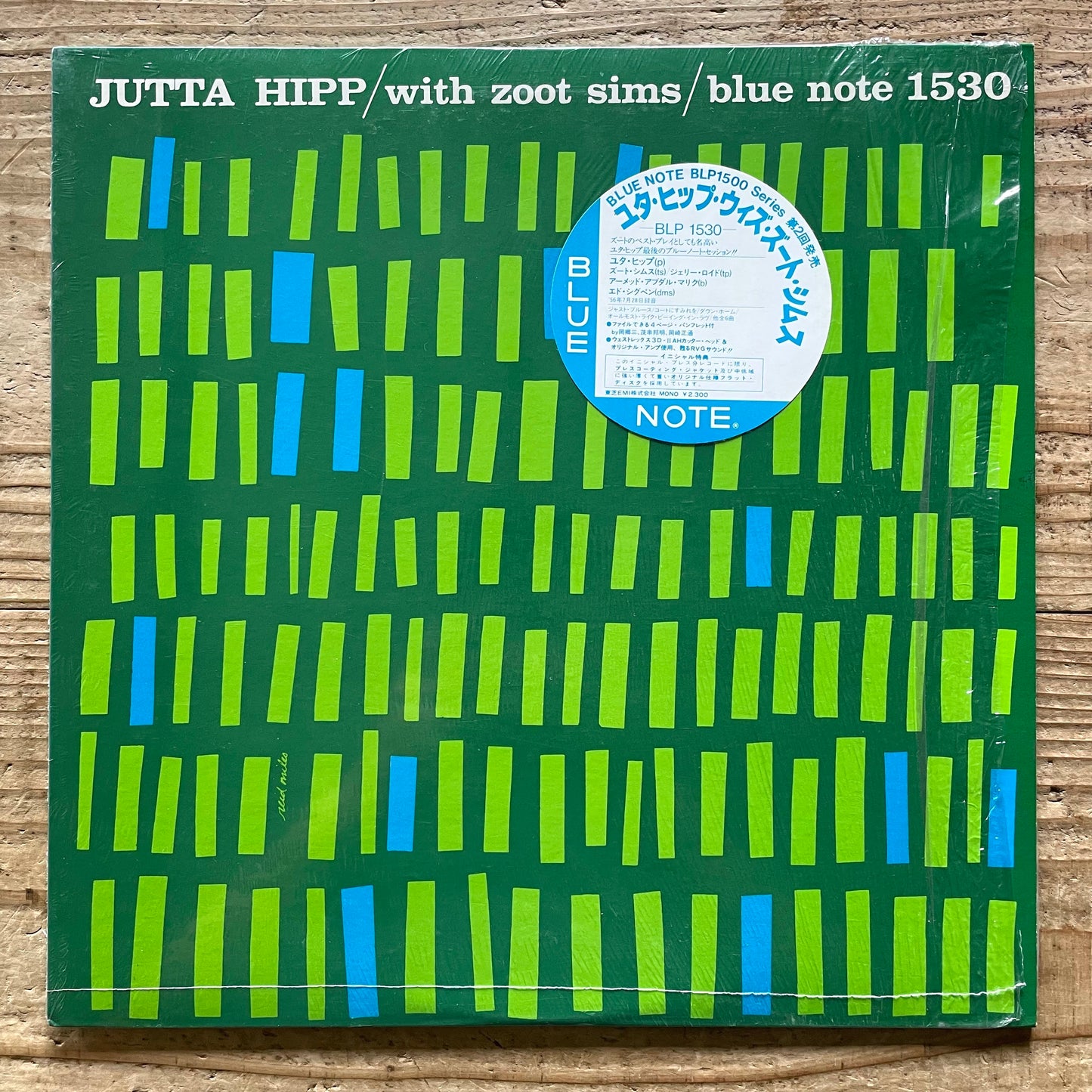 JUTTA HIPP with ZOOT SIMS on Blue Note BLP1530 - Japan MONO LP NM obi