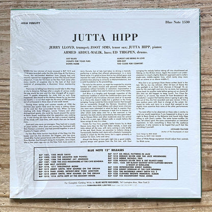 JUTTA HIPP with ZOOT SIMS on Blue Note BLP1530 - Japan MONO LP NM obi