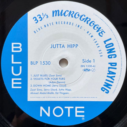 JUTTA HIPP with ZOOT SIMS on Blue Note BLP1530 - Japan MONO LP NM obi
