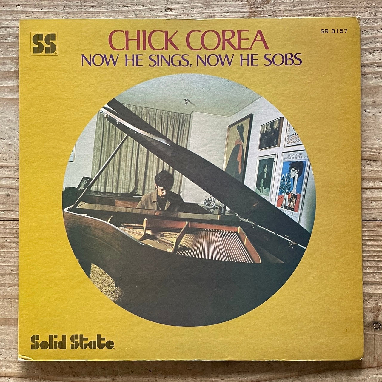 CHICK COREA / NOW HE SINGS, NOW HE SOBS on Solid State - Japan LP SR-3157