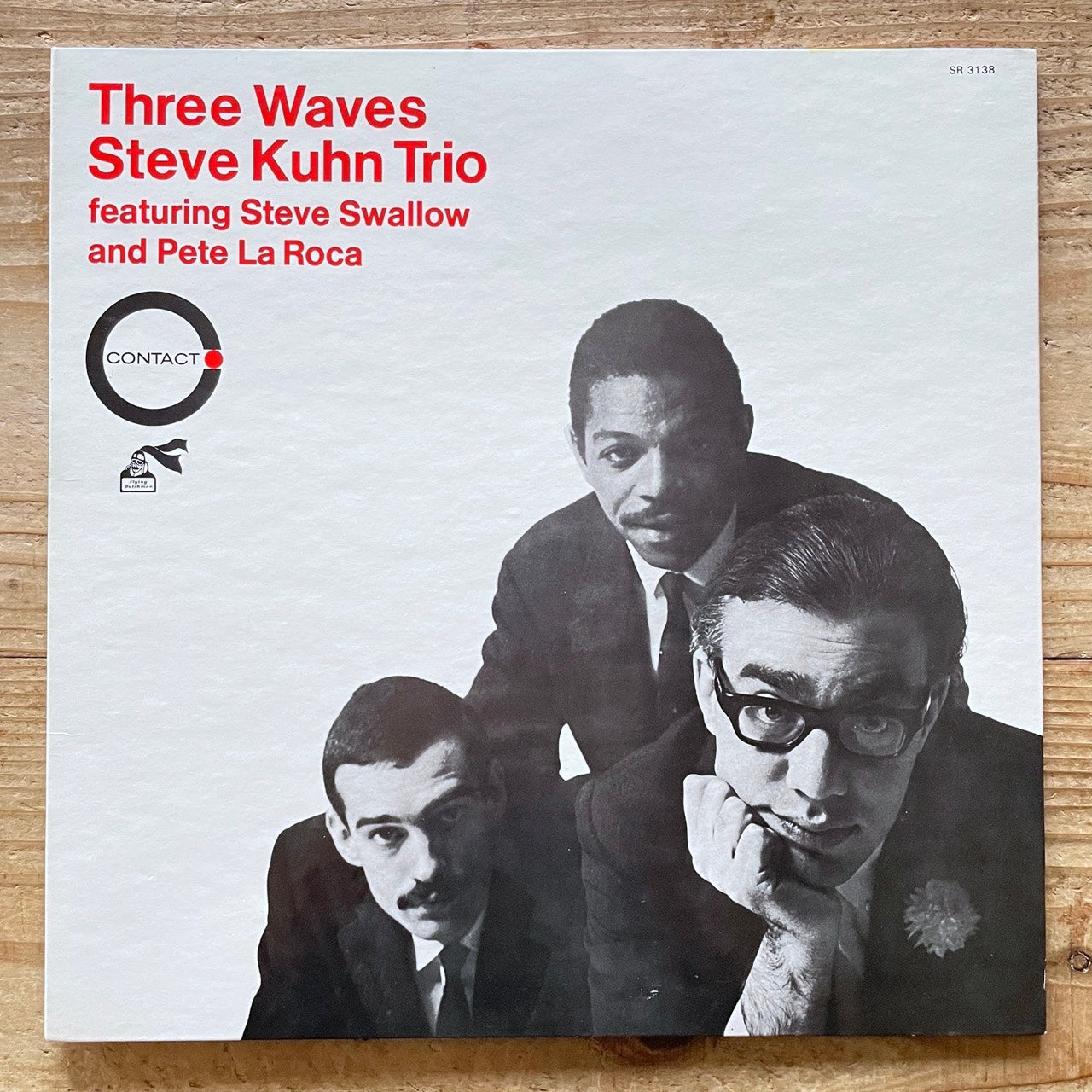 STEVE KUHN TRIO / THREE WAVES on Contact - Japan LP Gatefold SR-3138 Pete La Roca