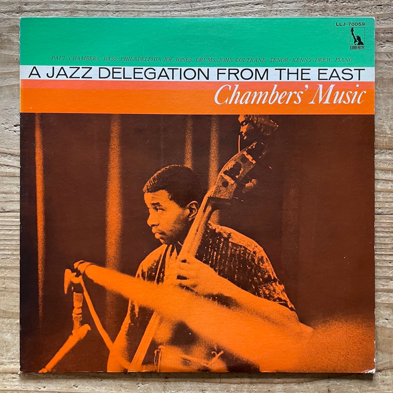 PAUL CHAMBERS / CHAMBER'S MUSIC feat. John Coltrane on Jazz:West - Japan Liberty LP LLJ-70059