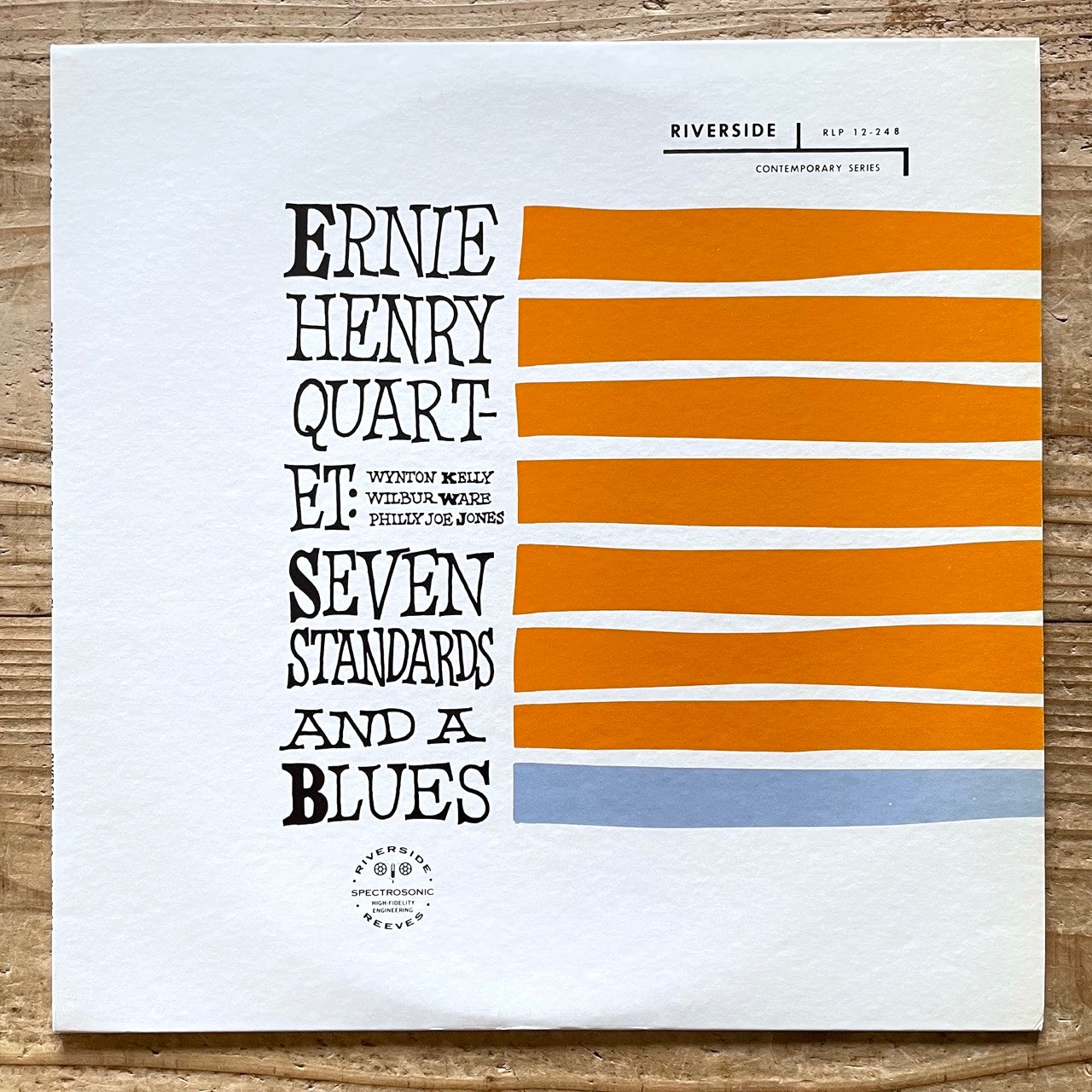 ERNIE HENRY QUARTET / SEVEN STANDARDS AND A BLUES - Japan Riverside LP SMJ-6304