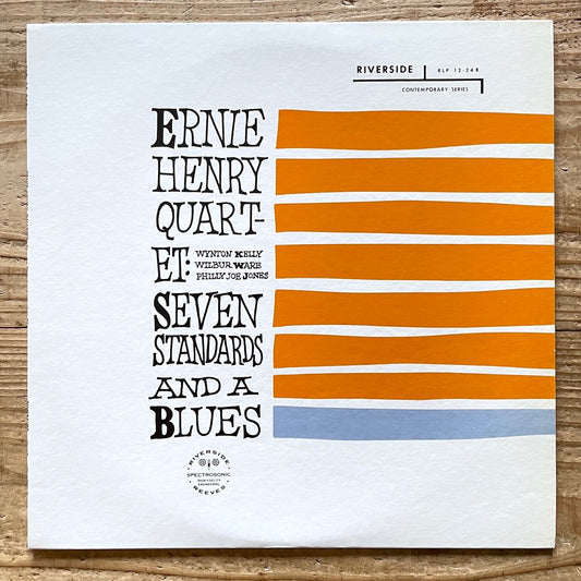 ERNIE HENRY QUARTET / SEVEN STANDARDS AND A BLUES - Japan Riverside LP SMJ-6304