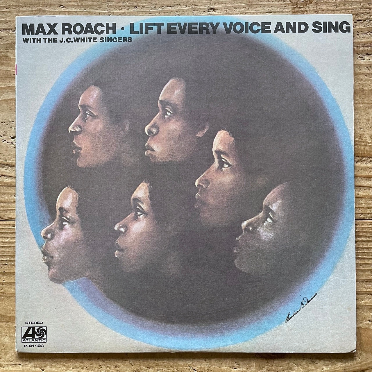 MAX ROACH / LIFT EVERY VOICE AND SING on Atlantic - Japan LP P-8142A