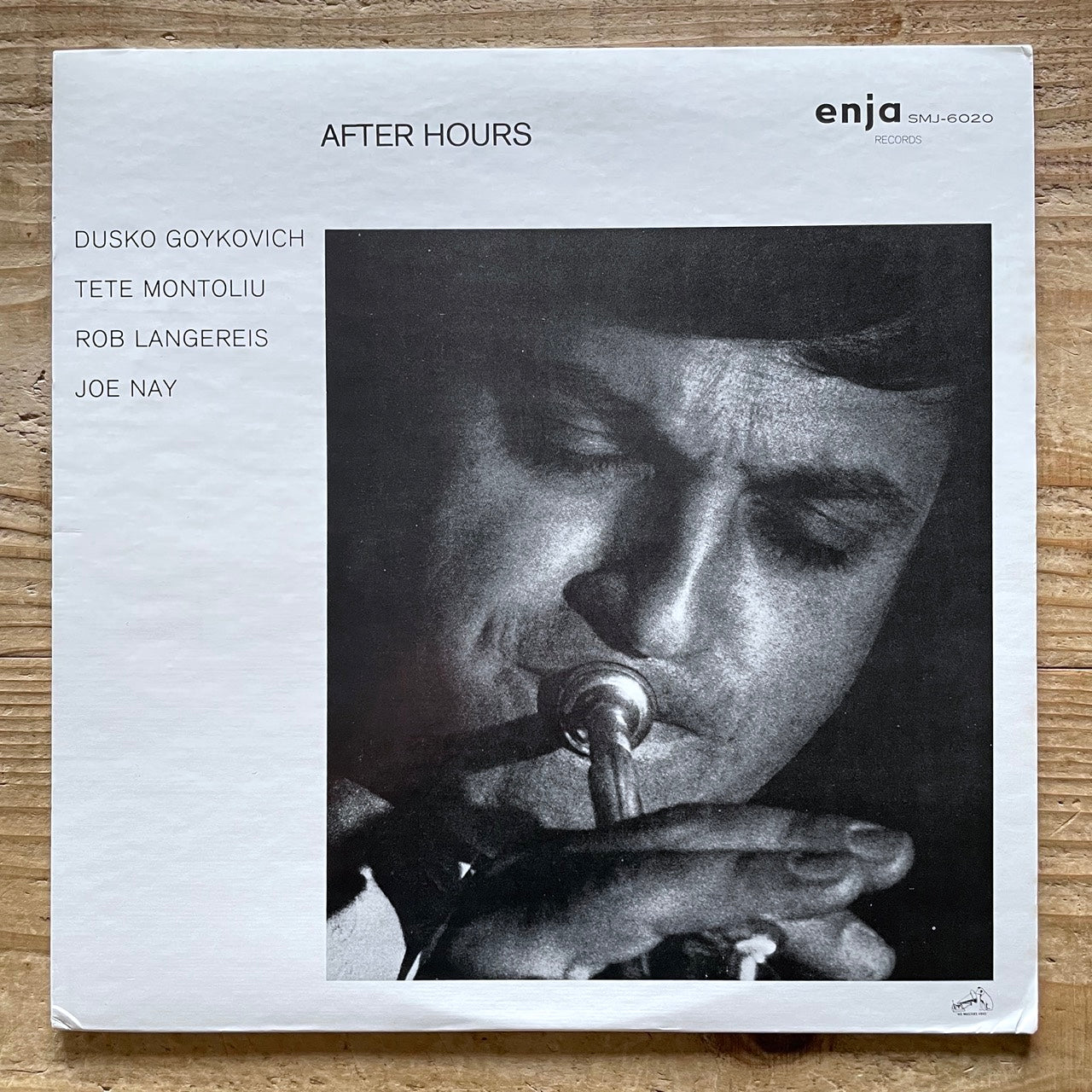 DUSKO GOYKOVICH / AFTER HOURS on Enja - Japan LP SMJ-6020