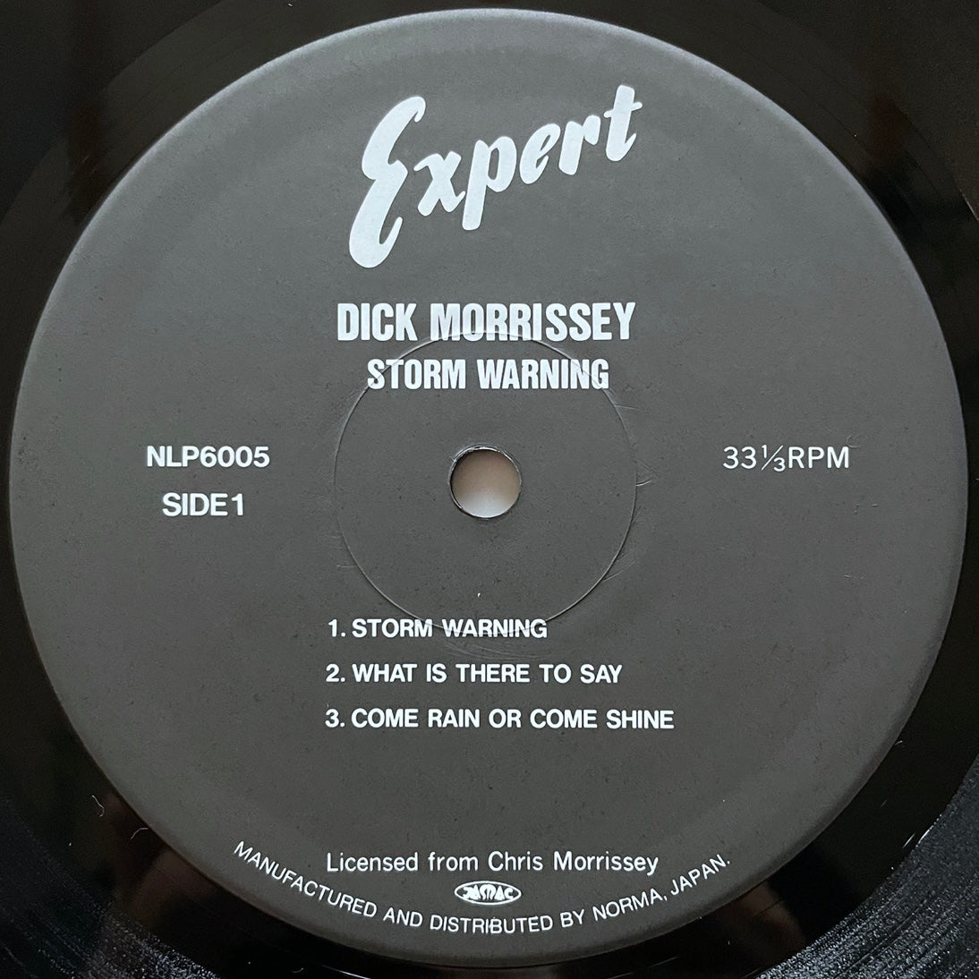DICK MORRISSEY QUARTET / STORM WARNING on UK Mercury - Japan LP NM NLP6005 obi