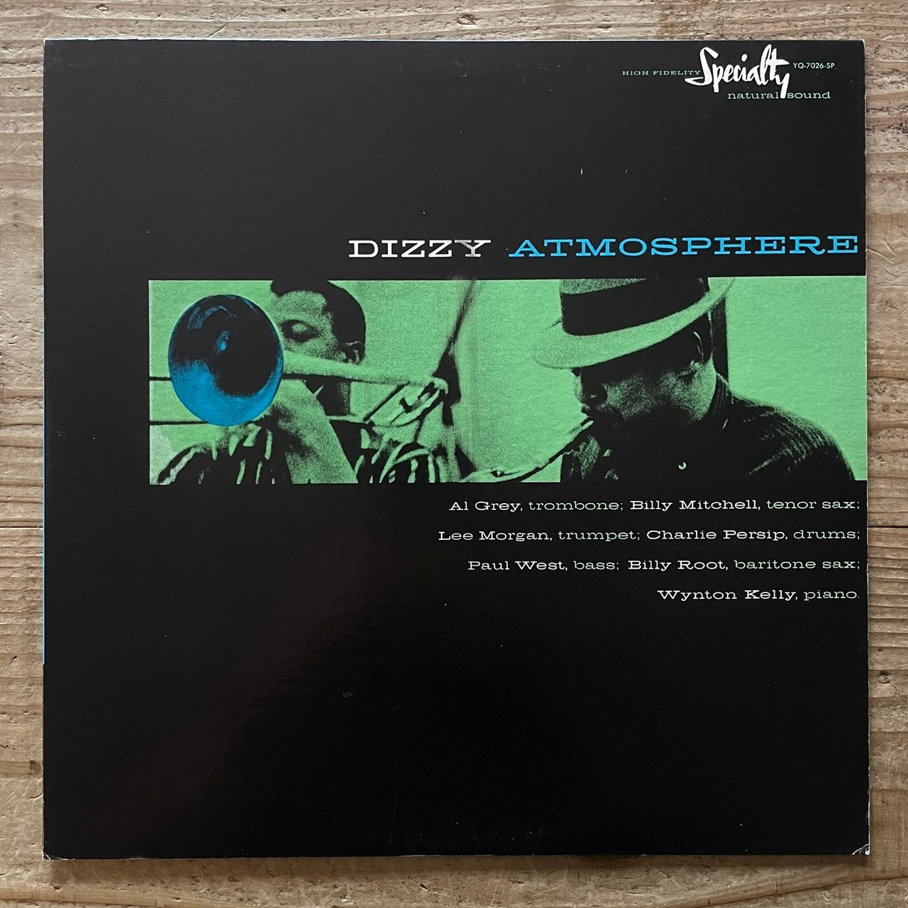 LEE MORGAN, AL GREY / DIZZY ATMOSPHERE on Specialty - Japan LP NM YQ-7026-SP