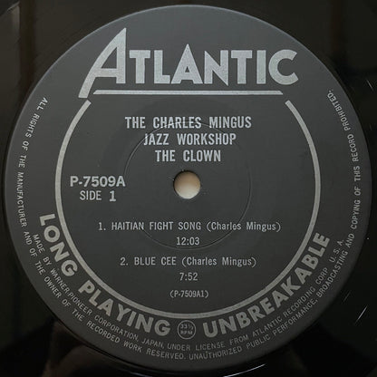 CHARLES MINGUS / THE CLOWN on Atlantic - Japan LP NM P-7509A