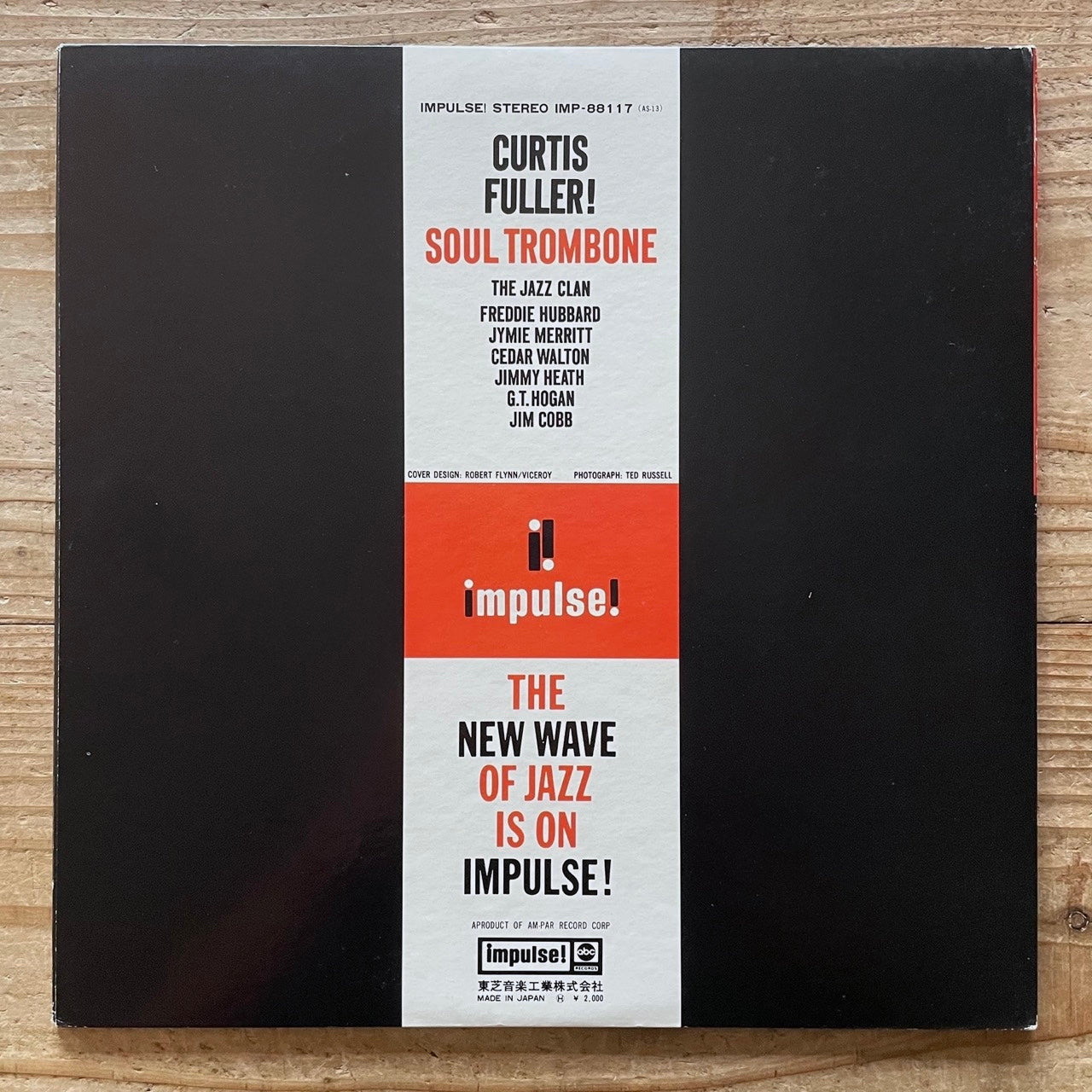 CURTIS FULLER / SOUL TROMBONE - THE JAZZ CLAN on Impulse - Japan GF LP IMP-88117