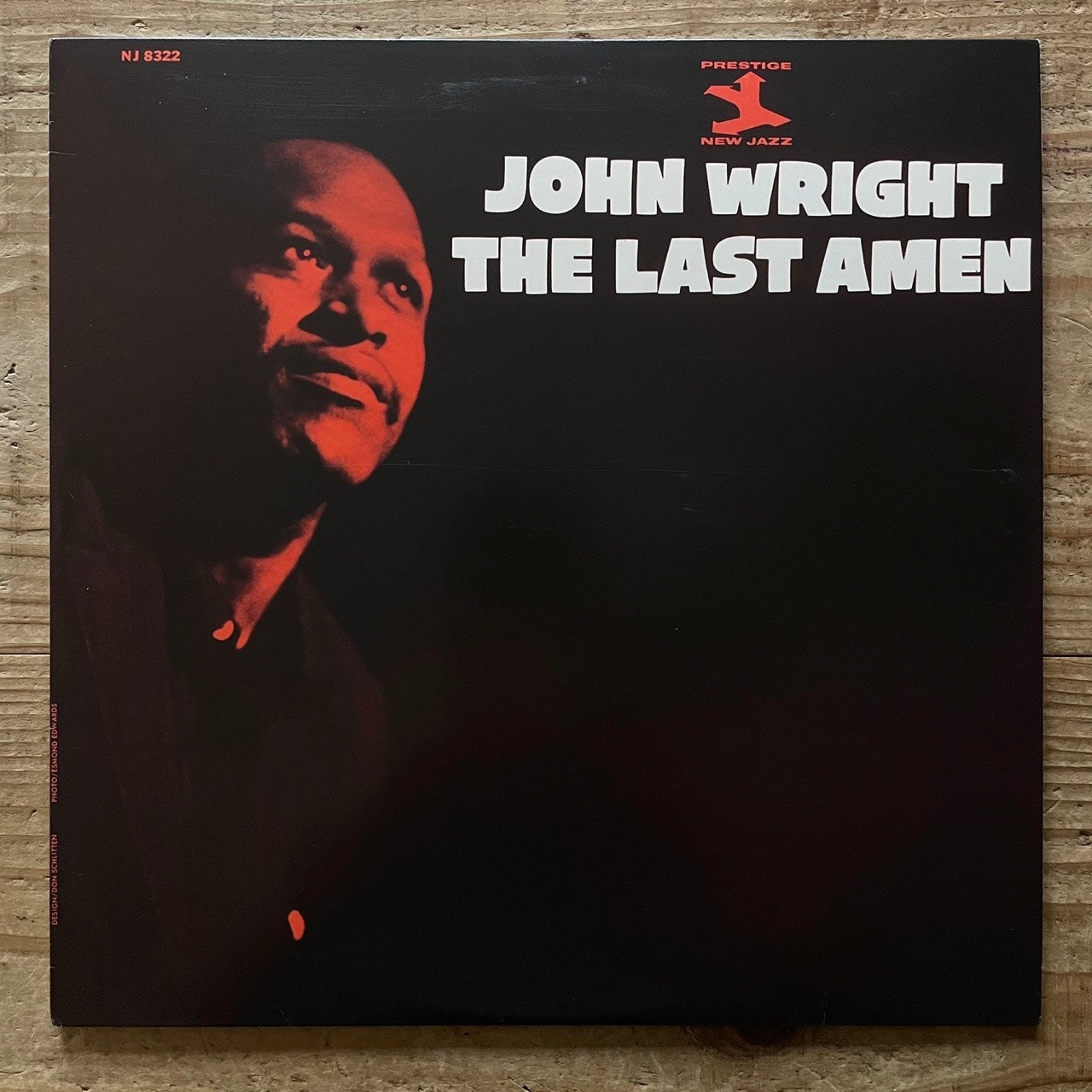 JOHN WRIGHT / THE LAST AMEN on NEW JAZZ - Japan LP NM WWLJ-7029
