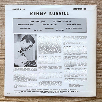 KENNY BURRELL / BLUE MOODS on Prestige - Japan MONO LP SMJ-6628