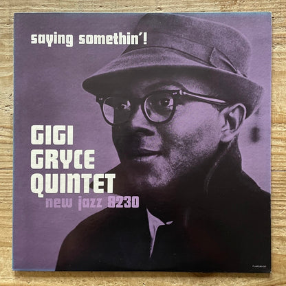 GIGI GRYCE QUINTET / SAYING SOMETHIN' on New Jazz - Japan Prestige LP PJ-20