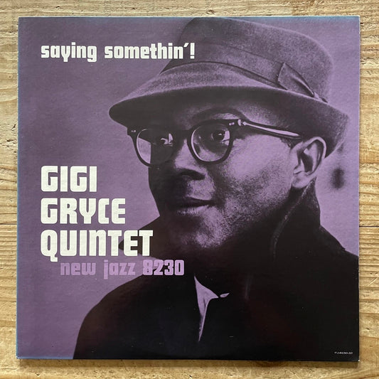 GIGI GRYCE QUINTET / SAYING SOMETHIN' on New Jazz - Japan Prestige LP PJ-20