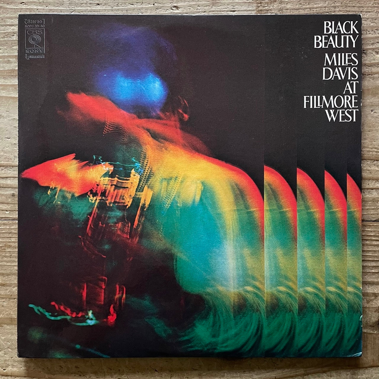 MILES DAVIS AT THE FILLMORE WEST / BLACK BEAUTY (2LP) - Japan CBS/SONY Original LP SOPJ-39/40