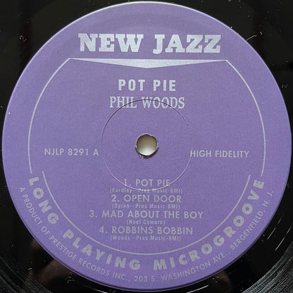 PHIL WOODS with JON EARDLEY / POT PIE on New Jazz - Japan LP VIJJ-30029