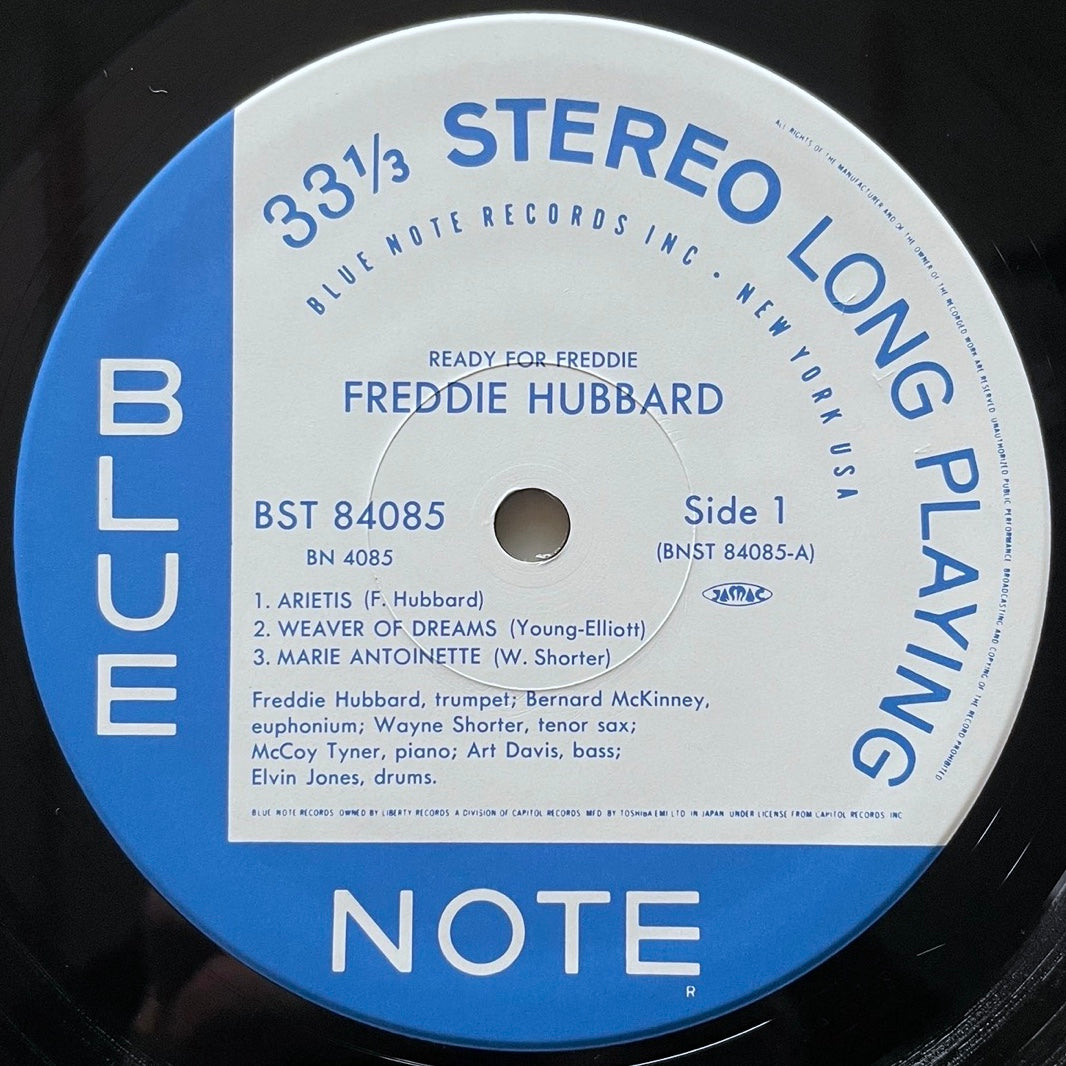 FREDDIE HUBBARD / READY FOR FREDDIE on Blue Note - Japan LP NM BN4085 obi