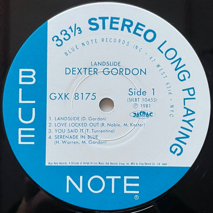 DEXTER GORDON / LANDSLIDE - Japan Blue Note King LP NM GXK-8175