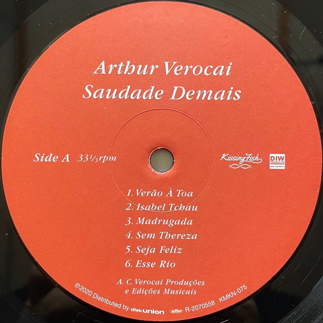 ARTHUR VEROCAI / SAUDADE DEMAIS - Japan LP NM KMKN-075
