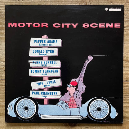 PEPPER ADAMS / MOTOR CITY SCENE on Bethlehem - Japan MONO LP 22AP-128