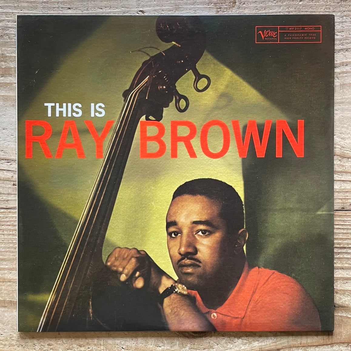 RAY BROWN / THIS IS RAY BROWN on Verve - Japan MONO LP MV-2117
