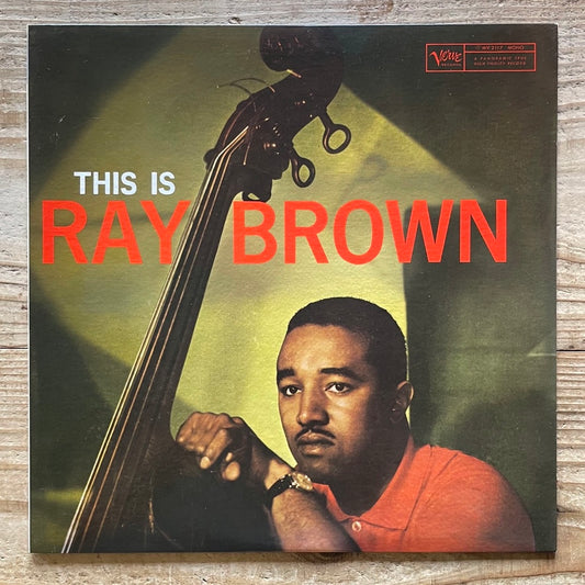 RAY BROWN / THIS IS RAY BROWN on Verve - Japan MONO LP MV-2117