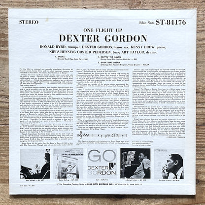 DEXTER GORDON / ONE FLIGHT UP on Blue Note - Japan King LP GXK-8222