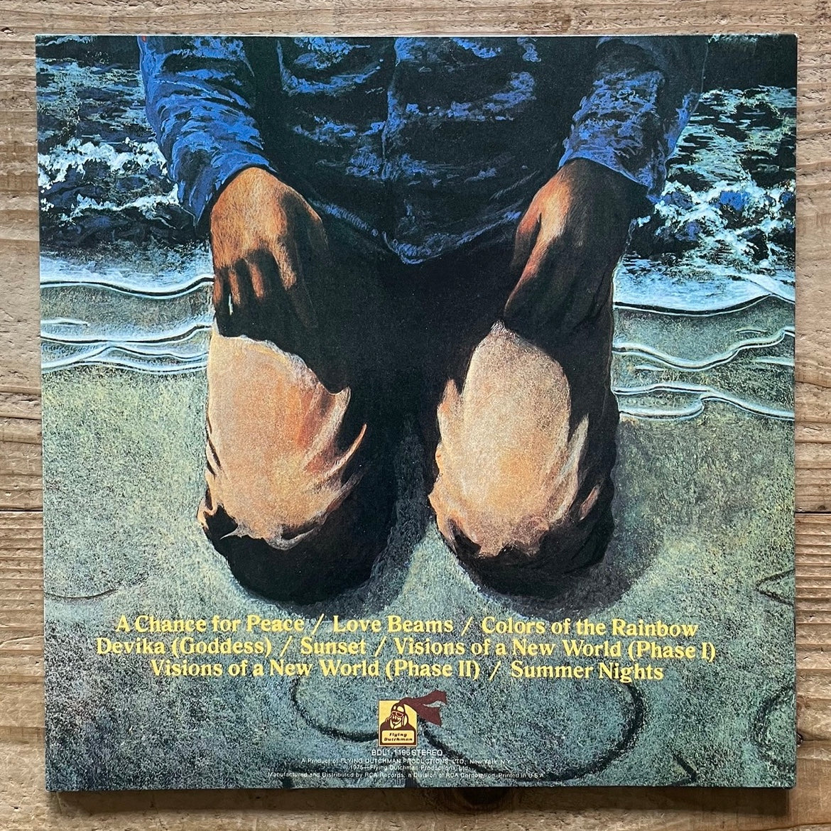 LONNIE LISTON SMITH & THE COSMIC ECHOES / VISIONS OF A NEW WORLD - Japan Flying Dutchman LP NM BVJJ-2827 obi